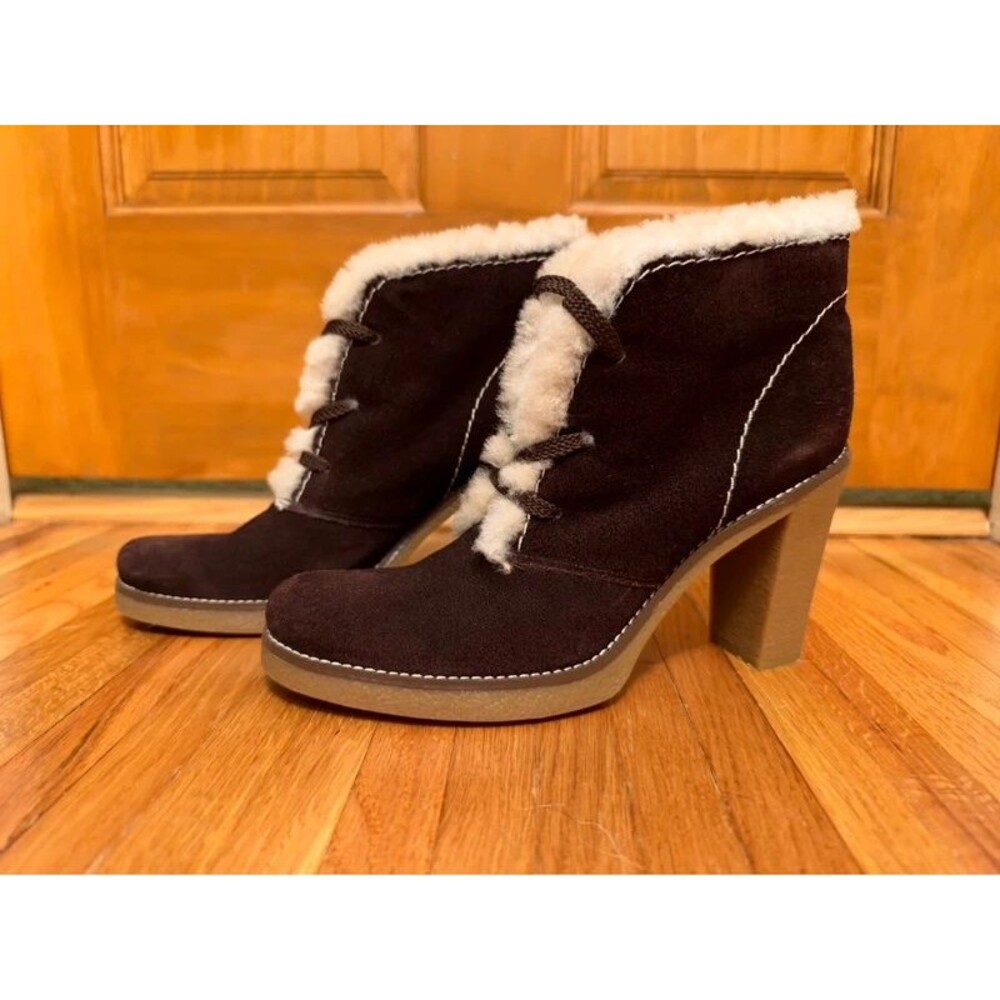 Vintage BCBG Chocolate Brown Ankle Boots
